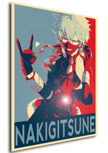 Poster Propaganda Touken Ranbu Nakigitsune Poster Propaganda Touken Ranbu Nakigitsune