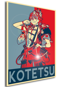 Poster Propaganda Touken Ranbu Urashima Kotetsu Poster Propaganda Touken Ranbu Urashima Kotetsu