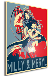 Poster Propaganda Trigun Milly & Meryl Poster Propaganda Trigun Milly & Meryl