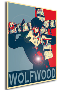 Poster Propaganda Trigun Nicholas Wolfwood Poster Propaganda Trigun Nicholas Wolfwood