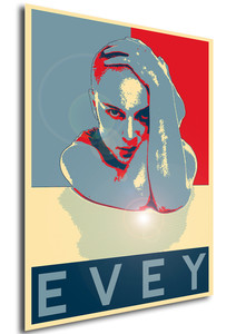 Poster Propaganda V for Vendetta Evey Poster Propaganda V for Vendetta Evey
