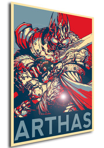 Poster Propaganda WOW World of Warcraft Arthas Poster Propaganda WOW World of Warcraft Arthas