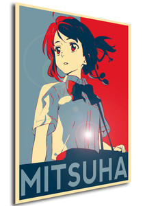 Poster Propaganda Your Name Mitsuha Poster Propaganda Your Name Mitsuha