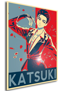 Poster Propaganda Yuri On Ice Katsuki Poster Propaganda Yuri On Ice Katsuki