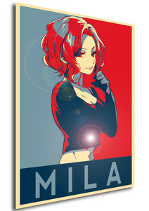 Poster Propaganda Yuri On Ice Mila Poster Propaganda Yuri On Ice Mila