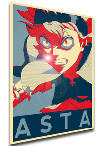 Poster - Propaganda - Black Clover - Asta variant 2