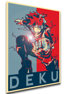 Poster - Propaganda - My Hero Academia - Deku variant 4