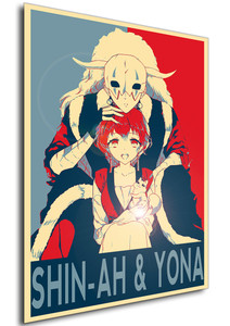 Poster - Propaganda - Yona of the Dawn - Akatsuki no Yona - Shin-ah & Yona Poster - Propaganda - Yona of the Dawn - Akatsuki no Yona - Shin-ah & Yona