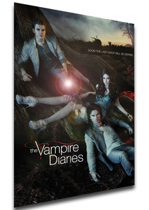 Poster - Locandina - Serie TV - The Vampire Diaries - Variant 04 Poster - Locandina - Serie TV - The Vampire Diaries - Variant 04
