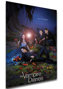 Poster - Locandina - Serie TV - The Vampire Diaries - Variant 05 Poster - Locandina - Serie TV - The Vampire Diaries - Variant 05