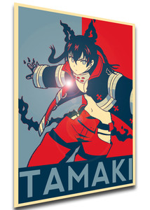 Poster - Propaganda - Fire Force - Tamaki Kotatsu variant 2 Poster - Propaganda - Fire Force - Tamaki Kotatsu variant 2