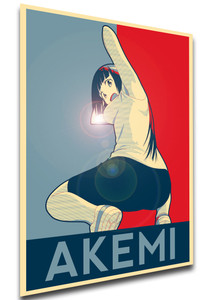 Poster - Propaganda - How Heavy are the Dumbbells You Lift - Akemi Soryuin variant Poster - Propaganda - How Heavy are the Dumbbells You Lift - Akemi Soryuin variant