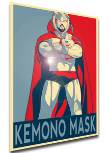 Poster - Propaganda - Kemono Michi Rise Up - Kemono Mask