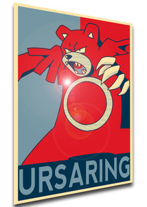 Poster - Propaganda - Pokemon - Ursaring