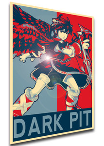 Poster - Propaganda - Smash Bros - Dark Pit variant