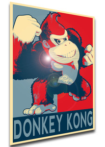 Poster - Propaganda - Smash Bros - Donkey Kong variant