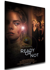 Poster - Locandina - ready or not - finche morte non ci separi variant 1 Poster - Locandina - ready or not - finche morte non ci separi variant 1
