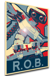 Poster - Propaganda - Smash Bros - Rob variant