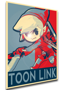 Poster - Propaganda - Smash Bros - Toon Link variant 2
