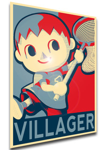 Poster - Propaganda - Smash Bros - Villager variant
