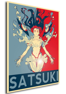 Poster - Propaganda - Kill La Kill - Satsuki Kiryuin variant 4 Poster - Propaganda - Kill La Kill - Satsuki Kiryuin variant 4