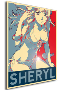 Poster - Propaganda - Macross Frontier - Sheryl Nome Poster - Propaganda - Macross Frontier - Sheryl Nome