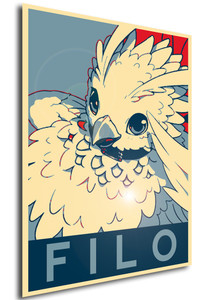 Poster - Propaganda - Rising of the Shield Hero - Filo Filolial Poster - Propaganda - Rising of the Shield Hero - Filo Filolial