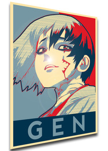 Poster - Propaganda - Dr Stone - Gen Asagiri