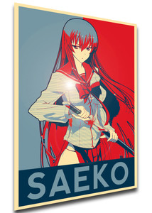 Poster - Propaganda - Highschool Of The Dead - Saeko Busujima Poster - Propaganda - Highschool Of The Dead - Saeko Busujima