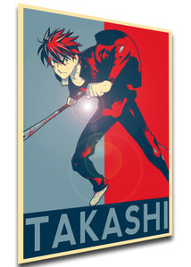 Poster - Propaganda - Highschool Of The Dead - Takashi Komuro Poster - Propaganda - Highschool Of The Dead - Takashi Komuro