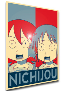 Poster - Propaganda - Nichijou - group variant Poster - Propaganda - Nichijou - group variant