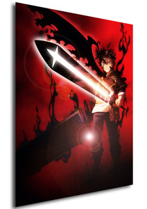 Poster - Locandina - Anime - Black Clover A - Asta Poster - Locandina - Anime - Black Clover A - Asta