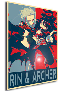 Poster - Propaganda - Fate Stay Night - Rin & Archer