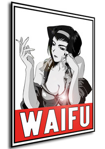 Poster - Anime - Waifu - Cowboy Bebop - Faye Poster - Anime - Waifu - Cowboy Bebop - Faye