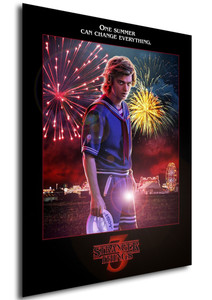 Poster - Locandina - Stranger Things - stagione 3 - Steve