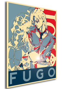 Poster - Propaganda - Jojo's Bizarre Adventures - Vento Aureo - Fugo Pannacotta