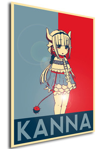 Poster Propaganda - Dragon Maid  - Kanna