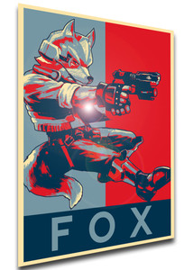 Poster - Propaganda - Smash Bros - Fox