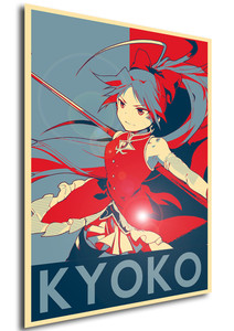 Poster - Propaganda - Puella Magi Madoka Magica - Kyoko variant 2 Poster - Propaganda - Puella Magi Madoka Magica - Kyoko variant 2