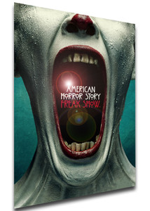 Poster - Locandina - Serie Tv - American Horror Story - Freak Show Variant 03 Poster - Locandina - Serie Tv - American Horror Story - Freak Show Variant 03