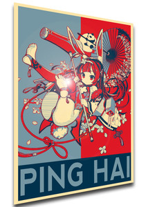 Poster - Propaganda - Azur Lane - Ping Hai Osmanthus Moon Rabbit Poster - Propaganda - Azur Lane - Ping Hai Osmanthus Moon Rabbit