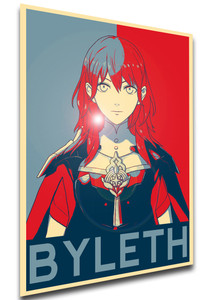 Poster - Propaganda - Fire Emblem Three Houses - Byleth Female Poster - Propaganda - Fire Emblem Three Houses - Byleth Female