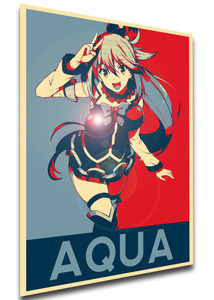 Poster - Propaganda - KonoSuba - Aqua variant 7