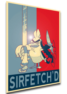 Poster - Propaganda - Pokemon - Sirfetchd
