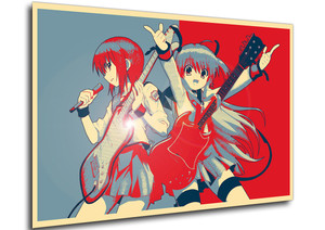 Poster - Propaganda Full - Angel Beats - Yui & Iwasawa Girl Dead Monster