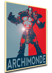Poster - Propaganda - Wow Classic Characters - Archimonde Poster - Propaganda - Wow Classic Characters - Archimonde