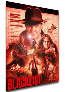 Poster - Serie Tv - Locandina - The Blacklist Variant 14