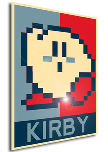 Poster - Propaganda - Pixel Art - Kirby