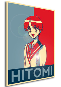 Poster - Propaganda - Tenkuu no Escaflowne - Kanzaki  Hitomi