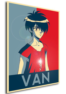 Poster - Propaganda - Tenkuu no Escaflowne - Van